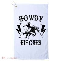 Howdy Rodeo 's Western Country Nashville Cow Golf Towel thumb 0