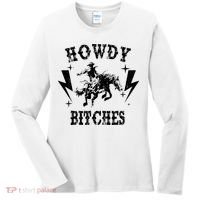 Howdy Rodeo 's Western Country Nashville Cow Women's Long Sleeve Shirt thumb 0