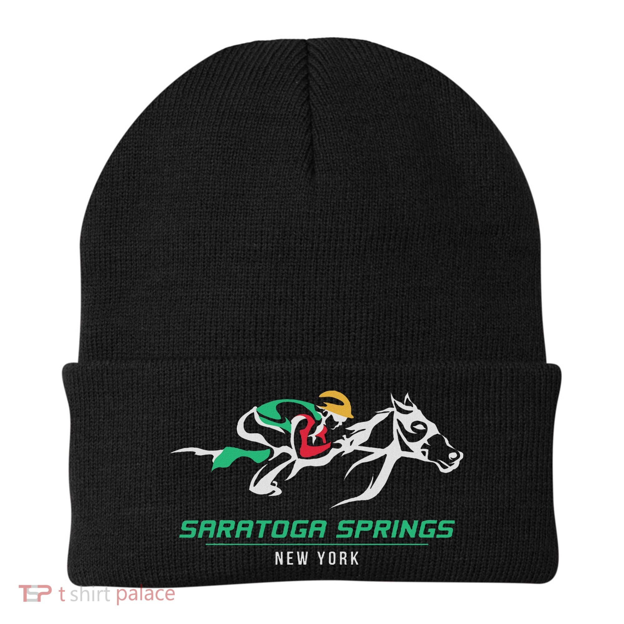 Horse Racing Satatoga Springs Upstate New York Beanie