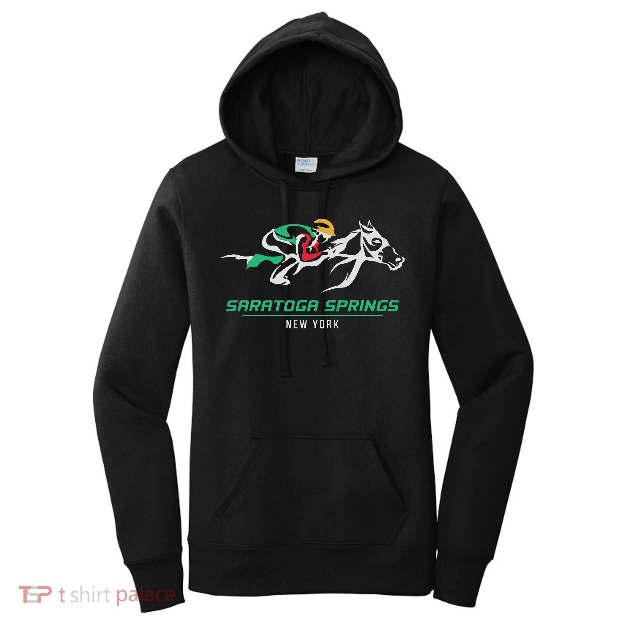 Horse Racing Satatoga Springs Upstate New York Women's Hoodie