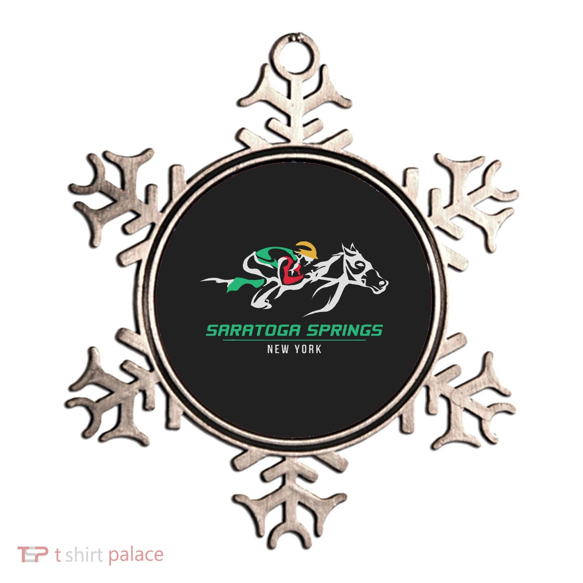 Horse Racing Satatoga Springs Upstate New York Ornament