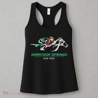 Horse Racing Satatoga Springs Upstate New York Women's Tank Top thumb 3