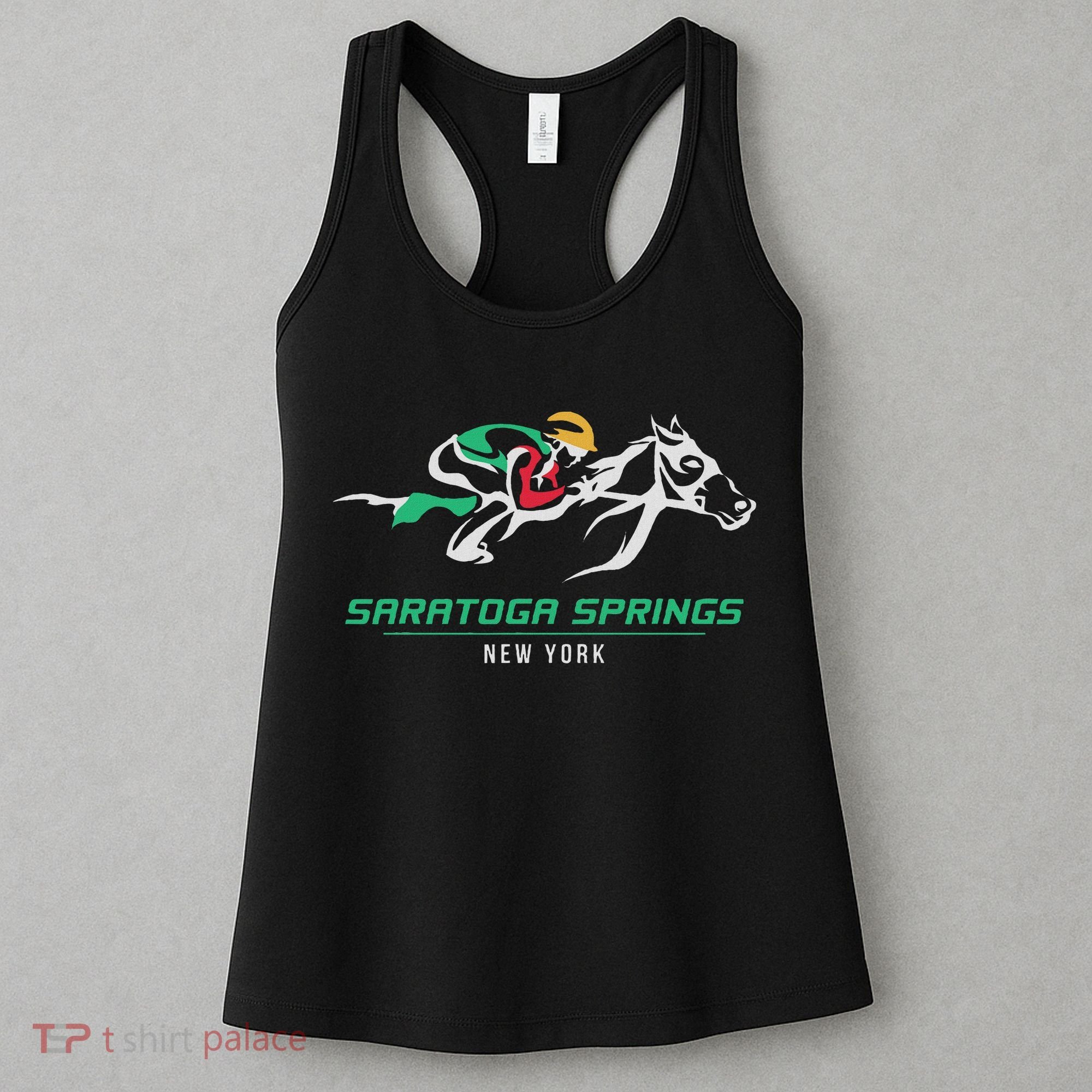 Horse Racing Satatoga Springs Upstate New York Women's Tank Top