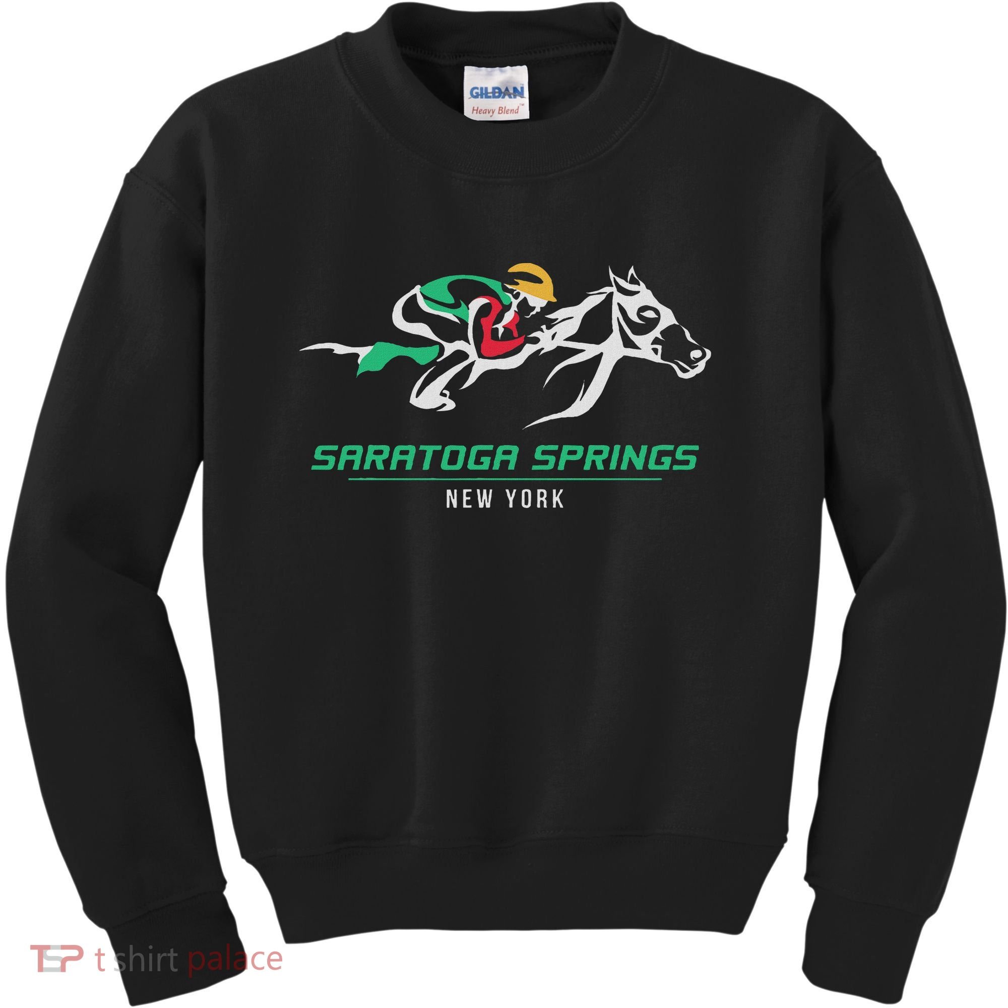 Horse Racing Satatoga Springs Upstate New York Kids Sweatshirt