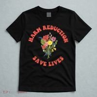 Harm Reduction Save Lives Floral Trending Gift T-Shirt thumb 5