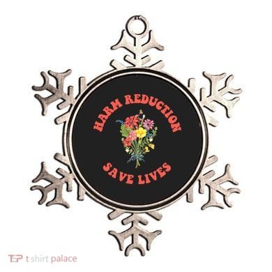 Harm Reduction Save Lives Floral Trending Gift Ornament