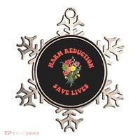 Harm Reduction Save Lives Floral Trending Gift Ornament thumb 0