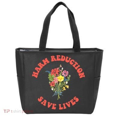 Harm Reduction Save Lives Floral Trending Gift Tote Bag