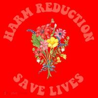 Harm Reduction Save Lives Floral Trending Gift Santa Hat thumb 1