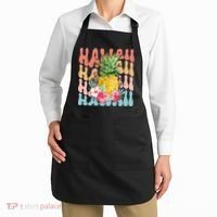 Hawaii Retro Tropical Pineapple Floral Apron thumb 2