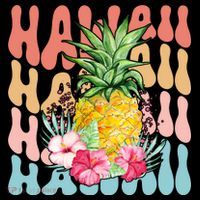 Hawaii Retro Tropical Pineapple Floral Coffee Mug thumb 5