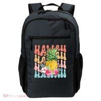 Hawaii Retro Tropical Pineapple Floral Backpack thumb 0