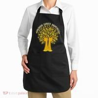 Handprint Ribbon Tree Childhood Cancer Awareness Apron thumb 2