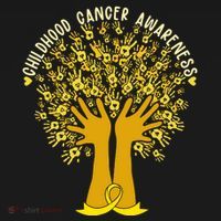 Handprint Ribbon Tree Childhood Cancer Awareness Women's Tank Top thumb 5