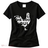 He Rules The Roost I Rule The Rooster Funny Boss Chickens Women's T-Shirt thumb 0