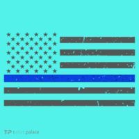 Honor Respect Thin Blue Line Flag Gift Police Gift Mousepad thumb 1