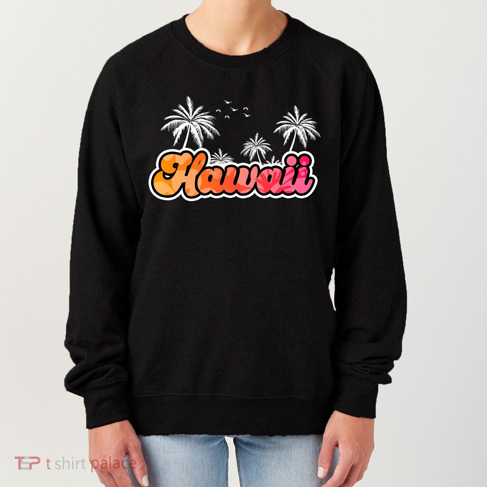 Hawaii Retro Tropical Women's Sweatshirt