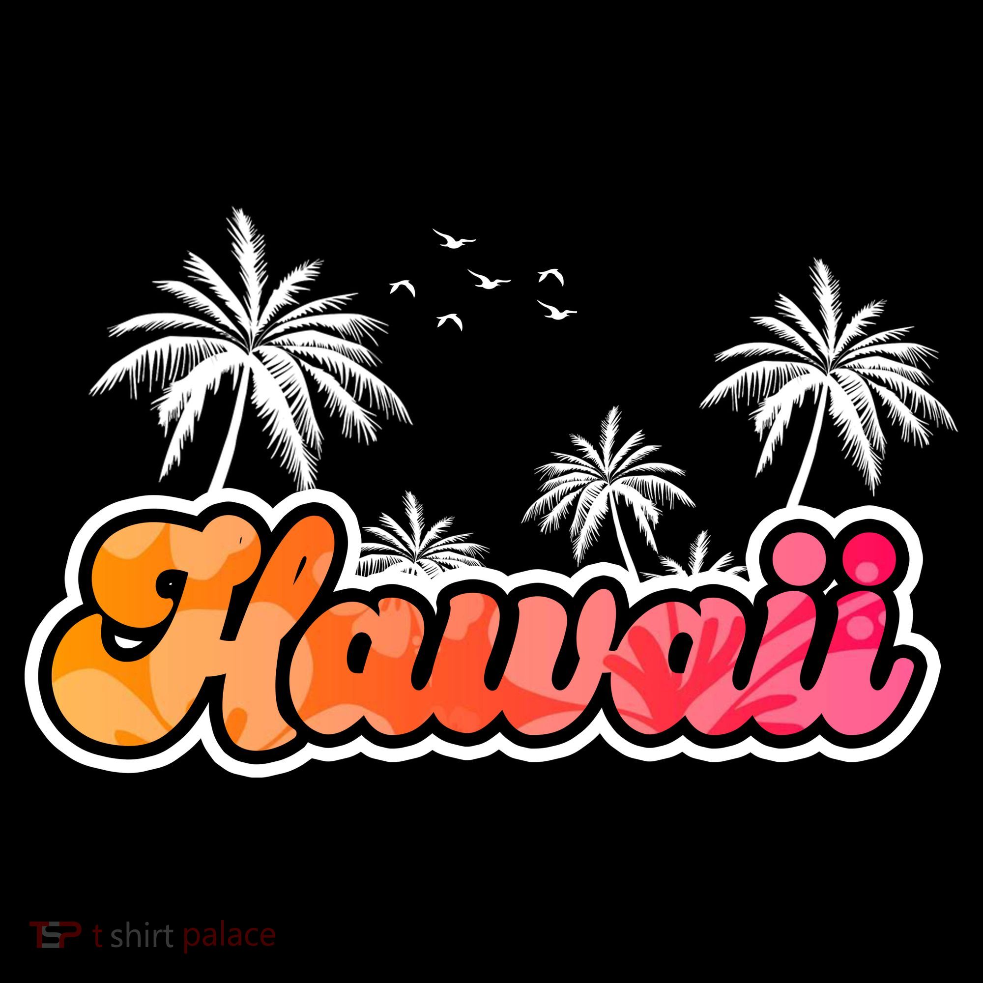 Hawaii Retro Tropical Backpack