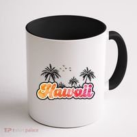 Hawaii Retro Tropical Coffee Mug thumb 1