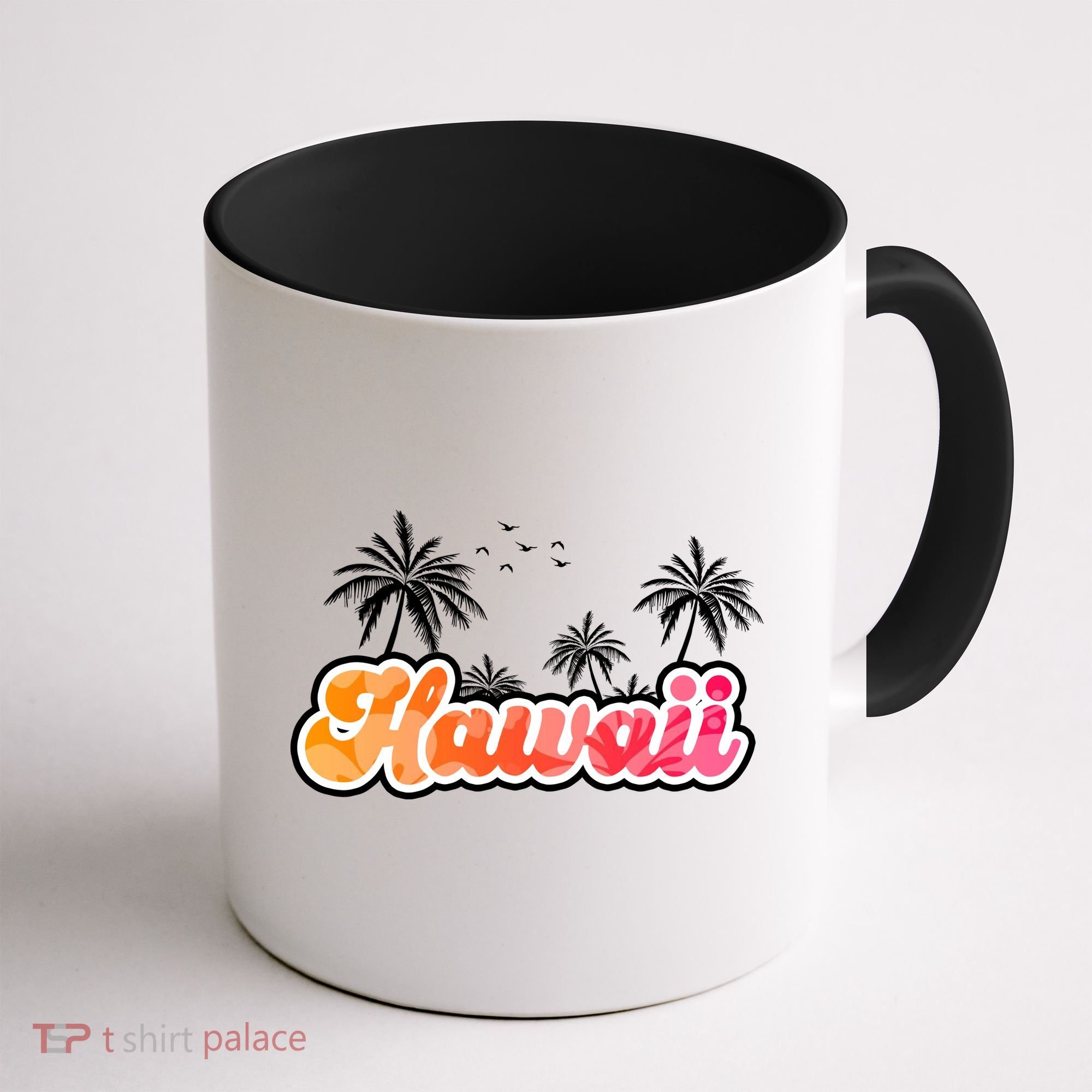 Hawaii Retro Tropical Coffee Mug