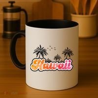 Hawaii Retro Tropical Coffee Mug thumb 4