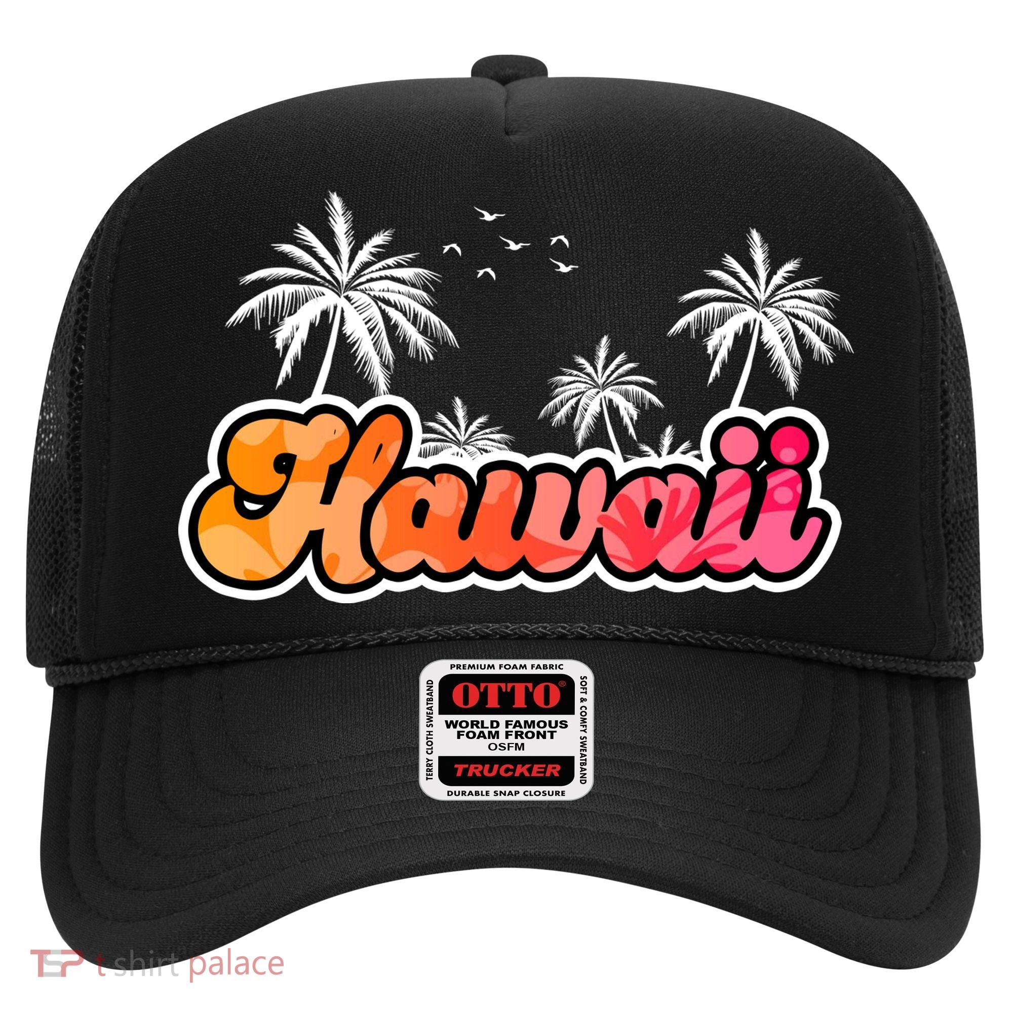 Hawaii Retro Tropical Hat
