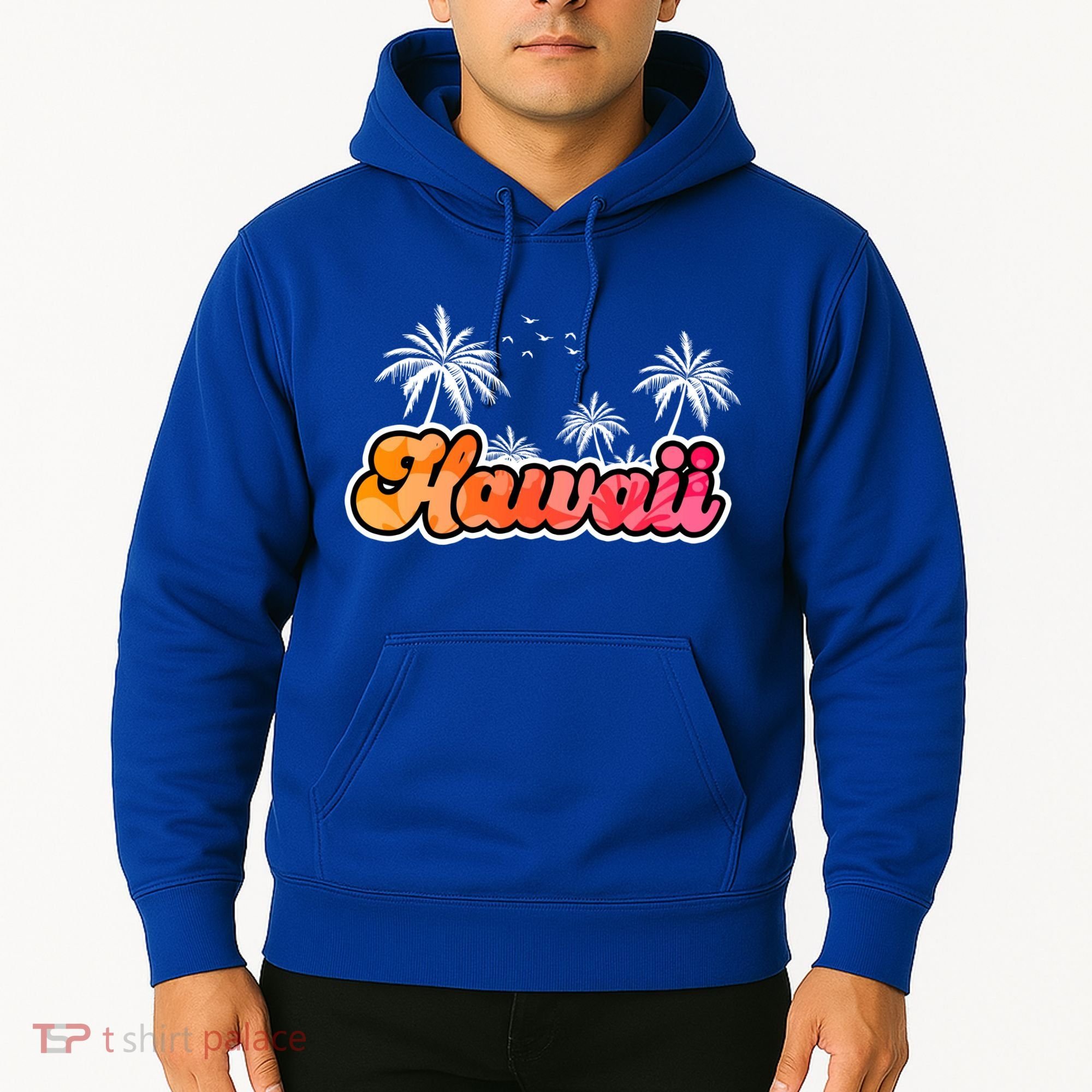 Hawaii Retro Tropical Hoodie