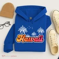 Hawaii Retro Tropical Hoodie thumb 4