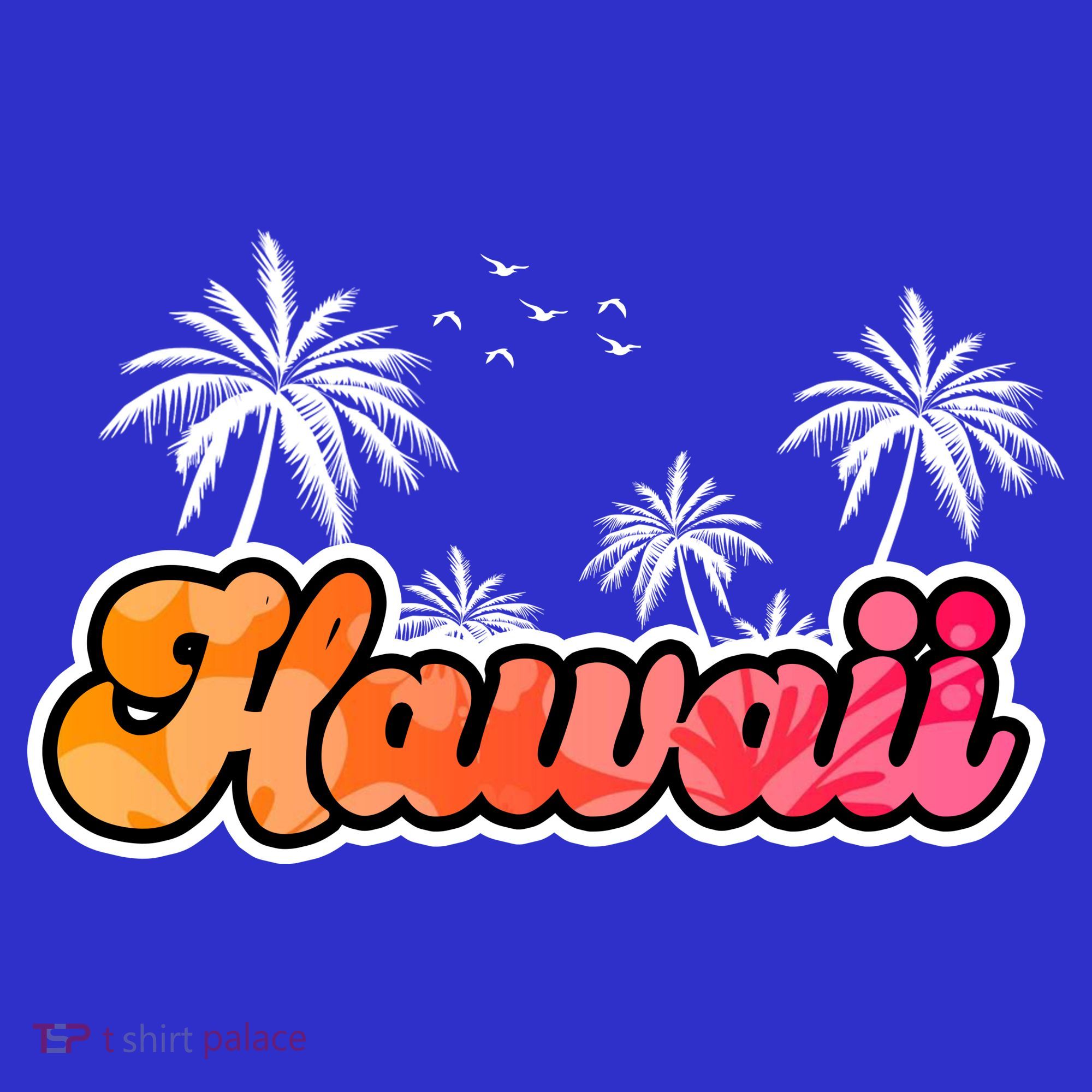 Hawaii Retro Tropical Hoodie