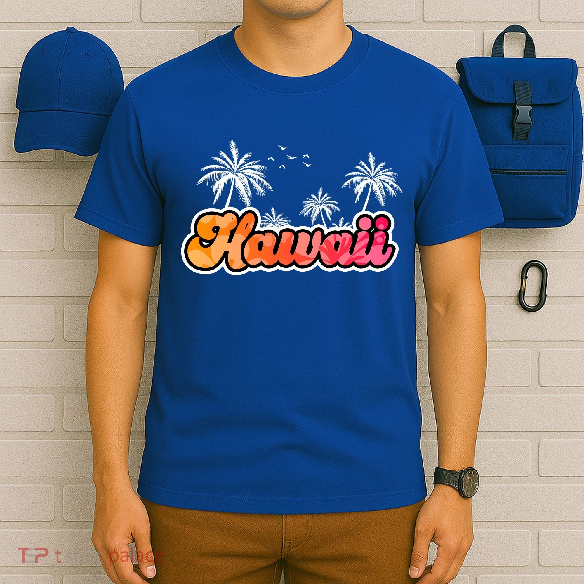 Hawaii Retro Tropical T-Shirt