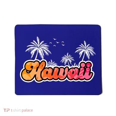 Hawaii Retro Tropical Mousepad