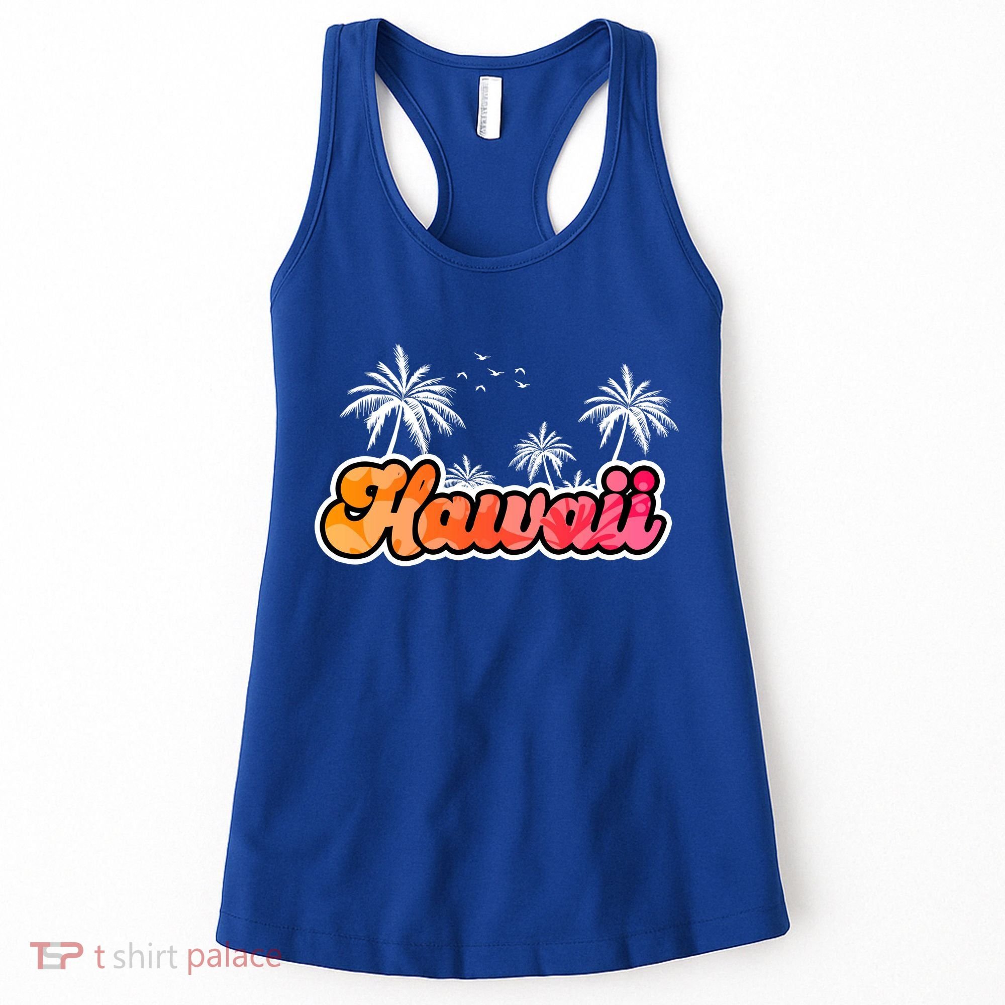 Hawaii Retro Tropical Women's Tank Top