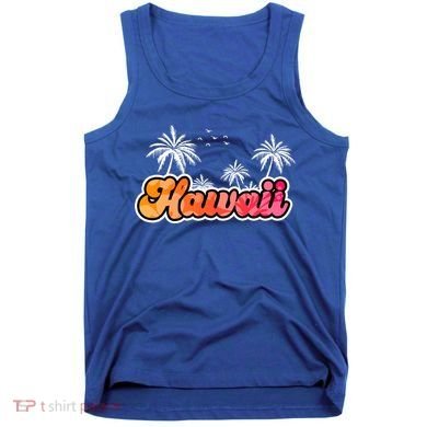 Hawaii Retro Tropical Tank Top