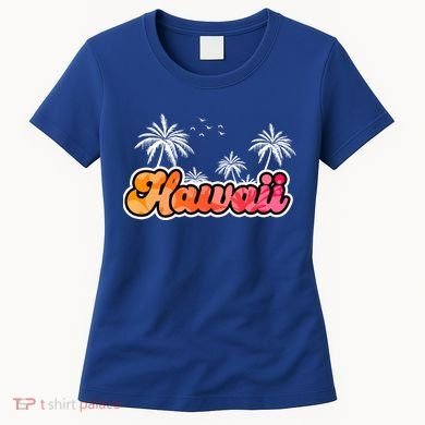 Hawaii Retro Tropical Women's T-Shirt
