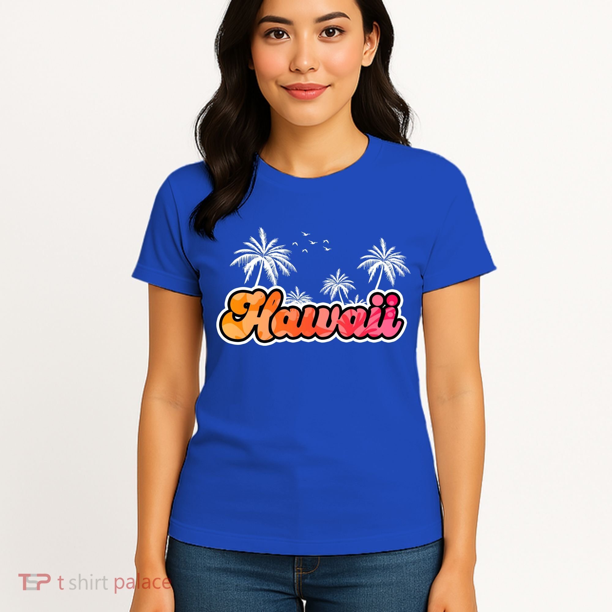 Hawaii Retro Tropical Women's T-Shirt