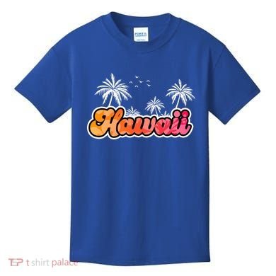 Hawaii Retro Tropical Kids T-Shirt