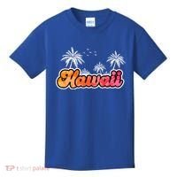 Hawaii Retro Tropical Kids T-Shirt thumb 0