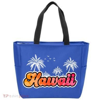 Hawaii Retro Tropical Tote Bag