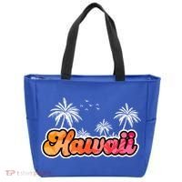 Hawaii Retro Tropical Tote Bag thumb 0
