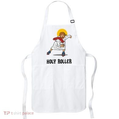 Holy Roller T Jesus Roller Skates Skating Apron
