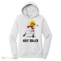 Holy Roller T Jesus Roller Skates Skating Women's Hoodie thumb 0