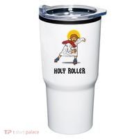 Holy Roller T Jesus Roller Skates Skating Tumbler thumb 0