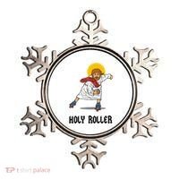 Holy Roller T Jesus Roller Skates Skating Ornament thumb 0