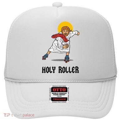Holy Roller T Jesus Roller Skates Skating Hat