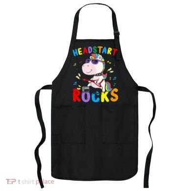 Headstart Rocks Unicorn Back To School Apron
