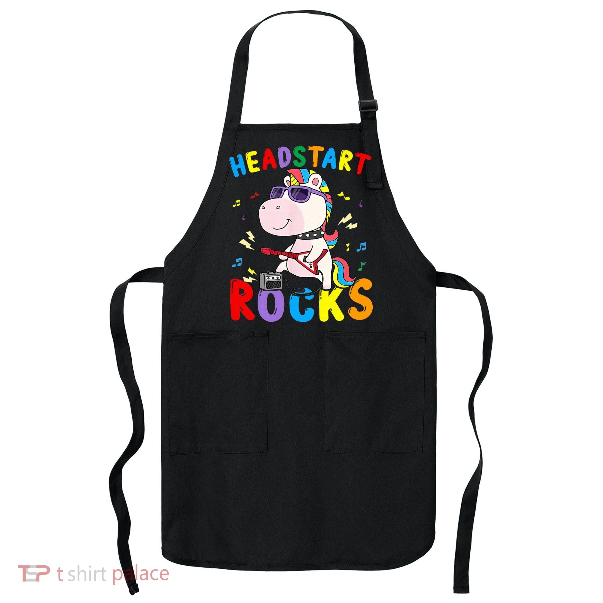 Headstart Rocks Unicorn Back To School Apron