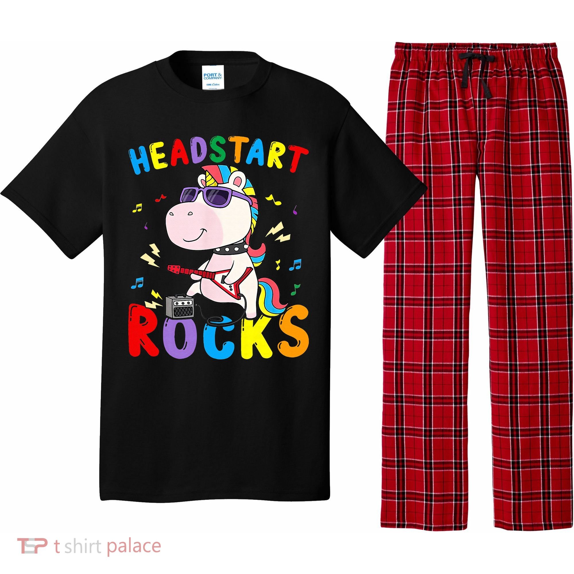 Headstart Rocks Unicorn Back To School Pajama Set