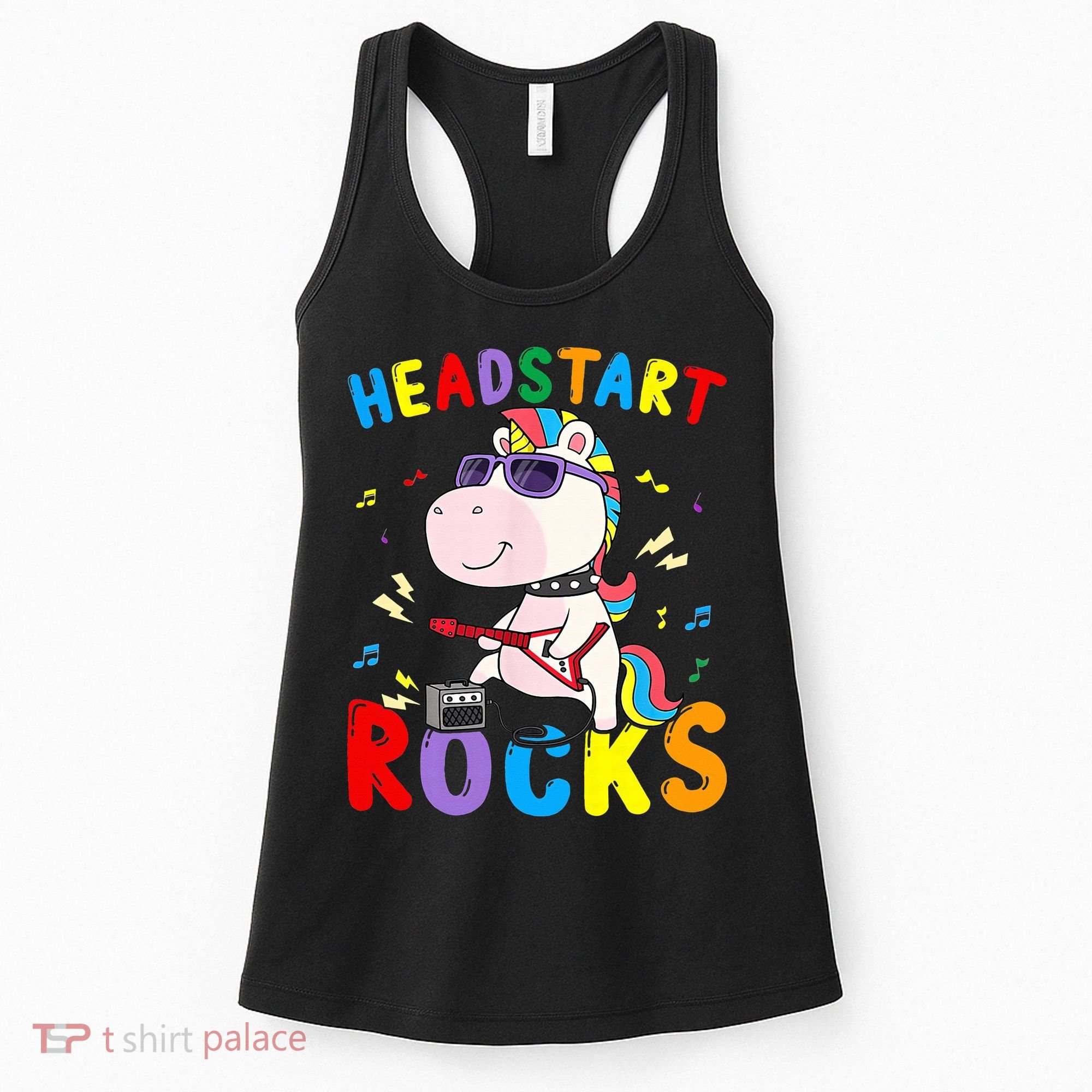 Headstart Rocks Unicorn Back To School Women's Tank Top