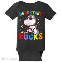 Headstart Rocks Unicorn Back To School Baby Bodysuit thumb 0