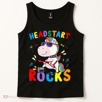 Headstart Rocks Unicorn Back To School Tank Top thumb 2